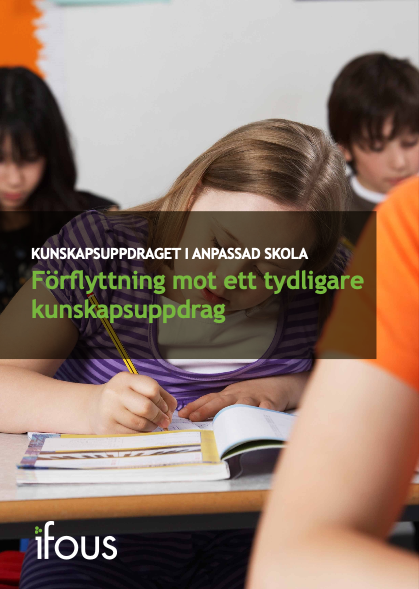 Undervisningen i anpassad skola måste stärkas